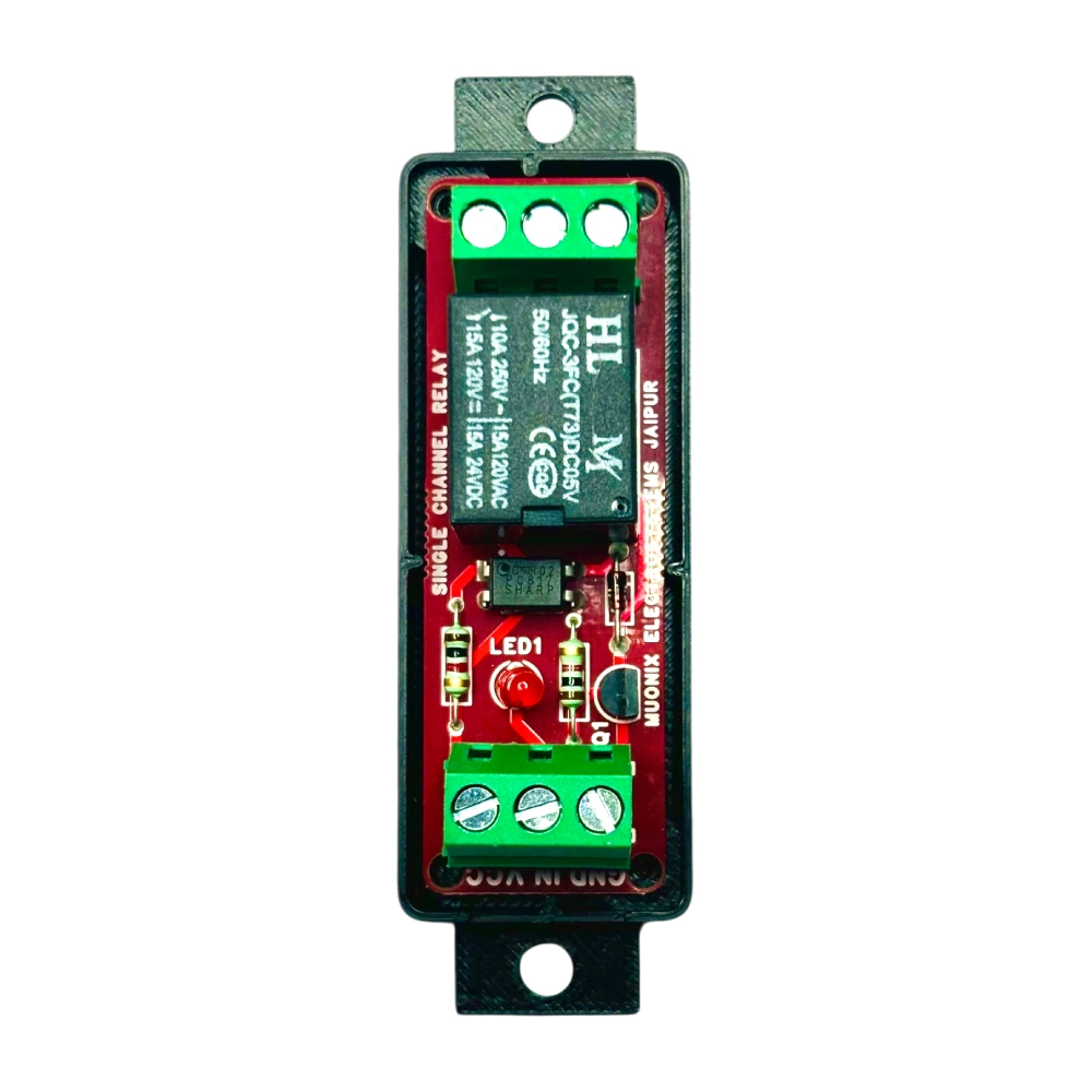 Muonix Relay Module 1ch 5v 10a with Enclosure (REL00001B) view 2